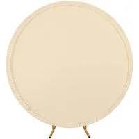 GarveeMore Aufblasbares Partyzubehör Runde Bogen Hintergrund Abdeckung, 6ft/6.5ft/7.2ft Kreis Bogen Stand