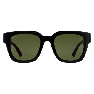 Gucci Square Herren Schwarz mit Grün und Rot Grün GG1670SK