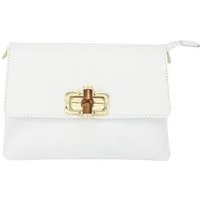 BRISE TASCHE Schultertasche Brise - Leder Kleine Umhängetasche mit Bambusverschluss, Verstellbarer Schulterriemen, Crossbody Tasche