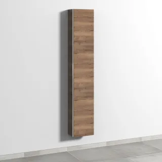 Sanipa 3way Hochschrank mit 1 Tür, Eiche-Tabak BR16150