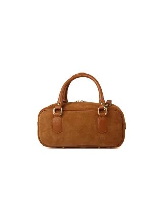 Giulia Monti Schultertasche Goldenbraun