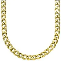 Bruno Banani Kette ohne Anhänger Schmuck Geschenk Silber 925 Halsschmuck Halskette Panzerkette Gold