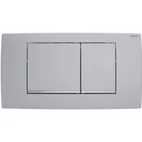 GEBERIT Betätigungsplatte GE Twinline30 BetPl.für 2-Mengen-Sp mattchrom-lackiert easy-to-clean,2- Mengen Spülung, chrommatt