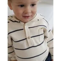 vertbaudet Pullunder Baby Kapuzenpullover