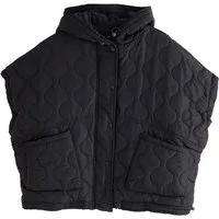 Next Steppweste Gesteppte Oversized-Weste mit Kapuze (1-tlg)