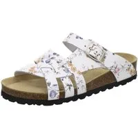 AFS-Schuhe 212206 Kralle Pantolette für Damen mit Fußbett, bequeme Sandalen aus Leder