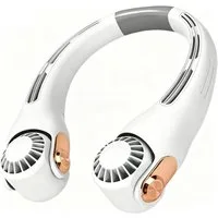 FELIXLEO Mini USB-Ventilator Wiederaufladbarer Halslüfter 3 Stufen Tragbar Verstellbarer Wind