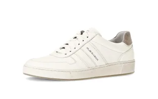 pius gabor - Sneaker low Glattleder weiß weiß - Gr. - 10 UK