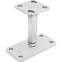 Youyijia Stützelement Pfostenträger Höhenverstellbar Stützenfuss 140-200 mm Stützfuß, 1-St.