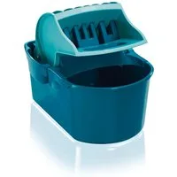 Leifheit Wischmopp Wischtuchpresse Profi Compact, (1-St), Auspressen per Hebelwirkung, 8l Fassungsvermögen, platzsparend