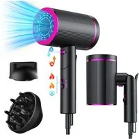 Forrlite Haartrockner Föhn,2026 Haartrockner Ionen mit Diffusor-Konzentrator-Düse, 2400W, 2400 W, Turbo-Ultra-Leise-Motor, föhn 4-in-1, Mit Heiß- und Kaltzyklus, 4, Heiz&2 Geschwindigkeitsstufen, mit Schnelle Aufheizung