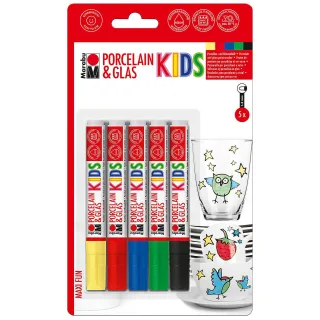 Marabu KiDS Porzellan- und Glasmalstifte