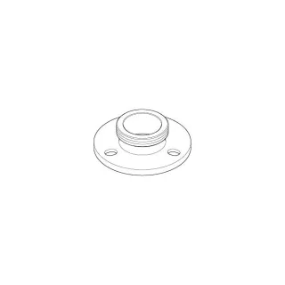 Dornbracht Ros. Flansch Tara vernickelt 093011130-07 093011130 D 84 x 25 mm roh vernickelt