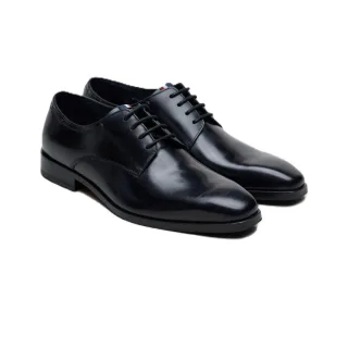 Ben Sherman Kenton Leder Herren Schwarze Schnürschuhe