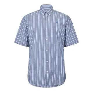 Timberland - Button-Down-Hemd für Herren, kurzärmlig (Dunkles Jeansblau)