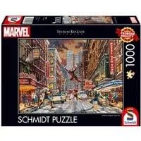 Thomas Kinkade Studios: Marvel - Deadpool, Snow Day, Puzzle 1000 Teile