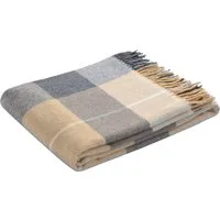 Plaid Britta, Biederlack, im Karo-Look, Kuscheldecke