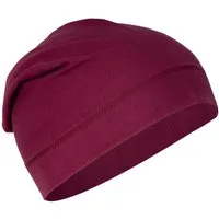 beties Beanie BasicSoft (1-St., 1 Stück Jersey-Beanie) leichte Sommermütze Sportmütze Schlafmütze Chemomütze rhododendron-rot