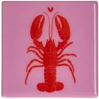 Giftcompany Getränkeuntersetzer Glasuntersetzer Love Tiles Hummer Rosa