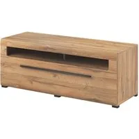 Lomadox Lowboard TURDA-83, TV Eiche Grandson Nb. modern mit Schubkasten, B/H/T: ca. 140/52/50 cm
