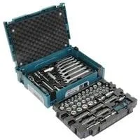 Handwerkzeug-Set E-08713, 120-teilig inkl. Umschalt-Knarre 3/8", MAKPAC Gr.1