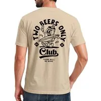 Neverless Print-Shirt Backprint T-Shirt Herren Bier Spruch Motivprint Comicstil Sommer mit Print