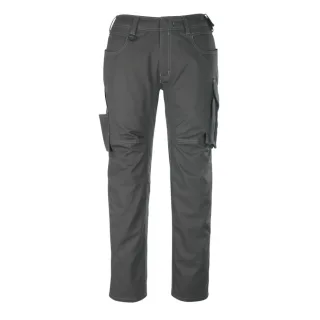MASCOT Dortmund Hose mit Schenkeltaschen UNIQUE Dunkelanthrazit / Schwarz 51 - 12079-203-1809-90C51
