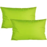 JACK Kissenbezüge 2er Set 40x60cm Outdoor Wasserfest, (2 Stück), 2x Kissenhülle, strapazierfähig, wasserabweisend, Innen & Außen