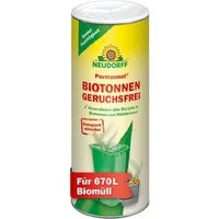 Neudorff Vergrämungsmittel Permanent BiotonnenGeruchsFrei 500 g für 670L Biomüll, biologisch abbaubar, neutralisiert üble Gerüche in Biotonnen, Abfalleimern und Kompostern, Biologisch abbaubares Geruchsneutralisierungs-Granulat
