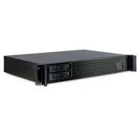1.5U-1528L, Server-Gehäuse schwarz, 1,5 Höheneinheiten