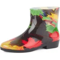 Ladeheid Regenstiefelette Damen LAZT201802 Gummistiefel für Frauen kurz und komfortabel