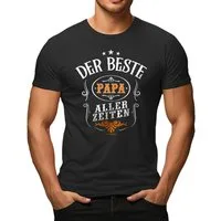 RAHMENLOS® T-Shirt für Männer zum Vatertag - bester Papa aller Zeiten