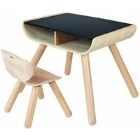 Plantoys Kinderstuhl Tisch & Stuhl schwarz