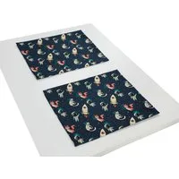 Adam Platzset Space, (2-St), GOTS organic,zertifiziert durch CERES 0242für Kinder