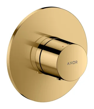 Hansgrohe Thermostat Unterputz AXOR One Fertigset polished gold optic , 48711990 48711990