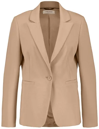 GERRY WEBER Collection - Fließender Blazer mit Stretchkomfort sand - Gr. - 42