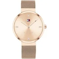 Tommy Hilfiger Quarzuhr LIBERTY 1782218, Armbanduhr, Damenuhr, Edelstahlarmband, analog
