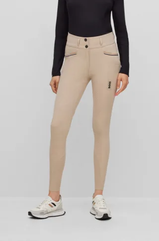 Reithose BO Hailey High Waist Summer Damen, Vollgrip