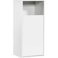 mokebo Wäscheschrank Der Wäschehüter (1-türig) Made in Germany, Wäschesammler, mit Magnetverschluss in Weiß