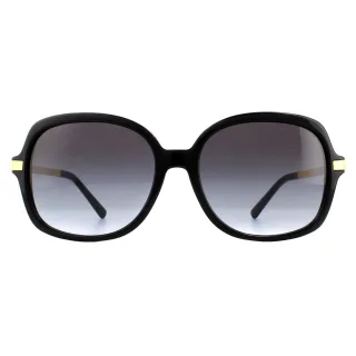 Michael Kors Square Womens Black Gold Grey Grey Gradient Lunettes de soleil