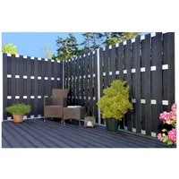 Tetzner & Jentzsch Gartenzaun DALIAN-Serie / WPC Sichtschutzzaun
