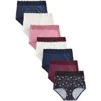Next Taillenslip Stoma-Spitzenslips, 7er-Pack, voll bedeckend (7-St)
