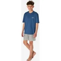 Schiesser Pyjama Nightwear (2 tlg) Schlafanzug, Pyjama Set, Nachtwäsche