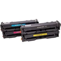 ABC Tonerkartusche, (Kompatibles Set 4x Toner für HP 207A (Schwarz,Cyan,Magenta,Gelb), HP Color Laserjet Pro M255 M255dw, MFP M282 M282nw M283 M283cdw M283fd), P Color Laserjet Pro M255 M255dw, MFP M282 M282nw M283 M283cdw M283fdw