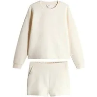 The Set Pullover & Shorts The Set gerippter Pullover und Shorts im 2er-Pack (2-tlg)