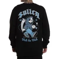 Sullen Clothing Sweatshirt Walk The Walk Crewneck Sweater Pulli Grim Reaper