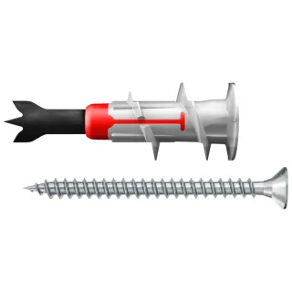 Fischer Gipskartondübel DuoBlade S mit Schraube - 545678