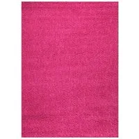 Vimoda Hochflor-Teppich Prime Shaggy Langflor Teppich pink, Rechteckig, Höhe: 30 mm, Einfarbig Modern Läufer Pink Rosa