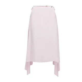Boss - "Vicina" Midirock für Damen, Hoch geschnitten (Pink)