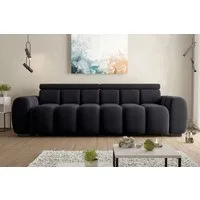 99rooms Big-Sofa Alessio, Sofa, Big-Sofa, mit elektrischer Sitztiefenverstellung, Bezug: Velours TIFFANY